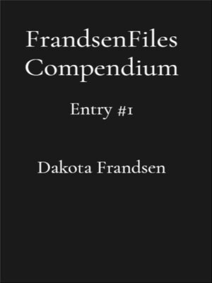 cover image of FrandsenFiles Compendium Entry #1